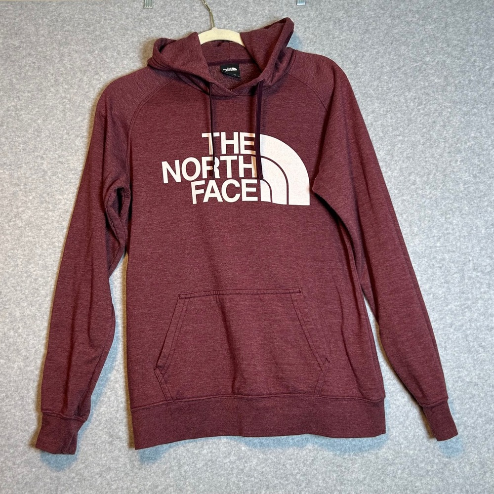 The North Face Hoodie Womens Medium Burgundy Logo Pullover Gorpcore NF0A3NVW